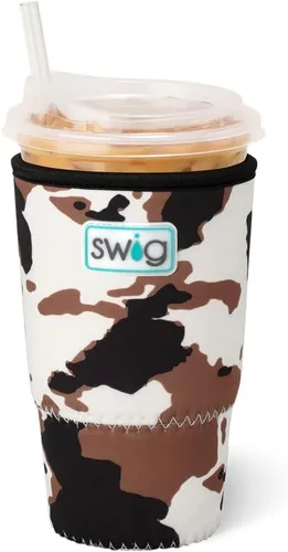Miniatura 35 de Funda Swig Life para taza de café helado pequeña, funda estándar de 22oz para taza de café helado con asa, funda aislante de neopreno para mantener