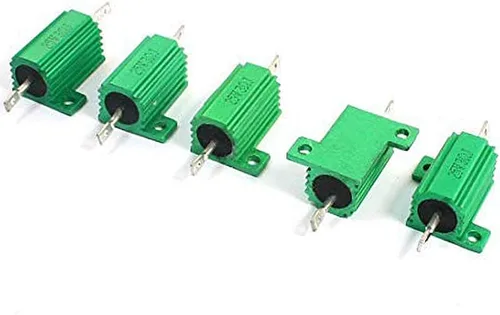 Miniatura 4 de Resistencia bobinada 10W 100 Ohm 5% Resistencias de carcasa de aluminio - 5pcs