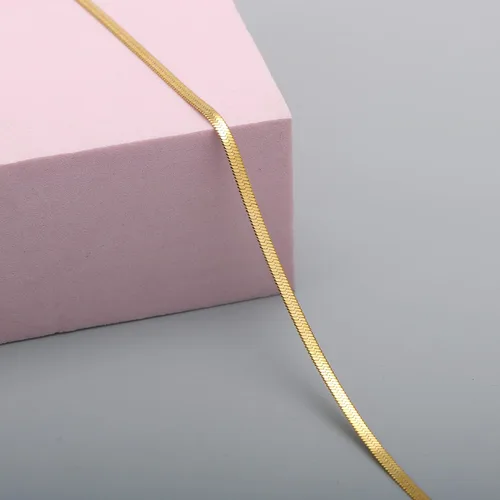 Miniatura 8 de JoycuFF Collar de oro para mujer, delicado collar de gargantilla en capas para mujer, caja de clip de serpiente, cuerda Figaro, collar de cadena