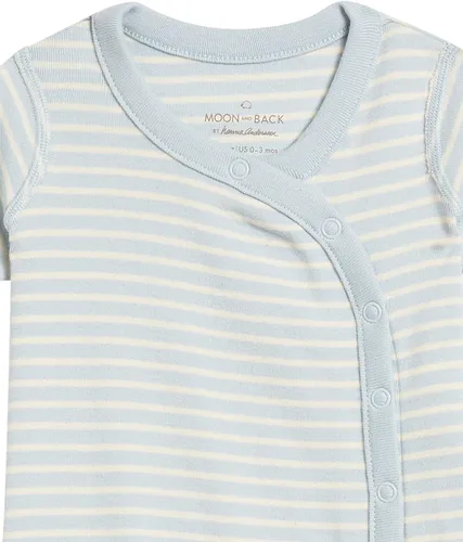 Miniatura 6 de Moon and Back by Hanna Andersson Mameluco unisex para bebé, paquete de 2