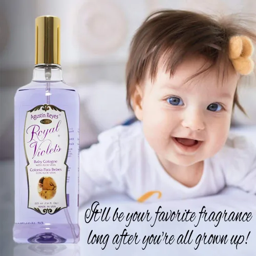 Miniatura 5 de Royal Violets Colonia para bebés con Aloe Vera, Agua de Colonia para refrescar a tu Bebé, Esencia Delicada para toda la Familia, Perfume de Bebé