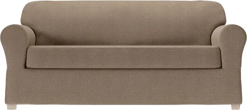 Miniatura 24 de Zenna Home Simply Fit - Funda elástica para sofá (1 pieza), color moca