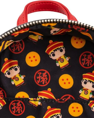 Miniatura 4 de Loungefly POP Dragon Ball Z Gohan Piccolo - Bolso de hombro con doble correa para mujer