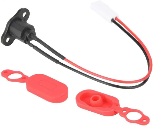 Miniatura 3 de Battery Charger Connector Plug Charging Port for M365 with Waterproof Cover for M365 Electric Scooter Accessory