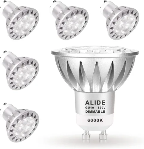 Miniatura 8 de Bombillas LED ALIDE MR16, 7 W, 60 Grados, GU5.3, Reemplazan bombillas halógenas de 50 W a 75 W, 2700 K, luz blanca cálida, 12 V, voltaje bajo, foco