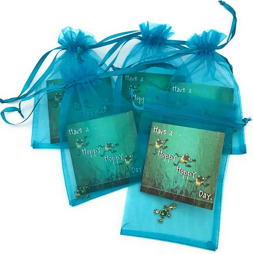 Miniatura 4 de Smiling Wisdom - 5 juegos de regalo a granel - Tarjetas de felicitación, bolsas y regalos de abalorios de rana - 15 piezas - Mujeres adolescentes