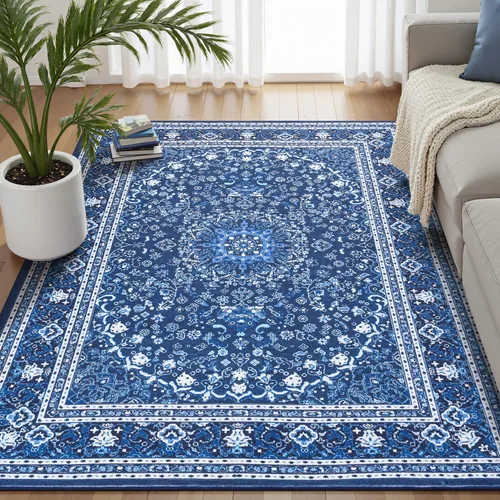 Miniatura 35 de Lofus Alfombra de pasillo de 2 x 10 pies para pasillos, alfombra verde lavable con parte trasera de goma antideslizante, alfombra suave de pelo bajo