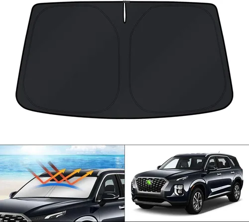 Miniatura 203 de KUST - Parasol plegable para parabrisas para Ford Ranger, accesorios 2019-2025 2026, parasol personalizado para ventana, protector solar plegable