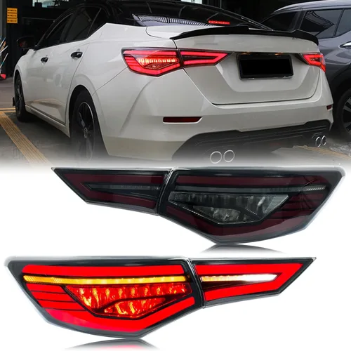 inginuity time Luces traseras LED negras para Nissan Sentra 2020 2021 2022 2023 B18 SV SR señal secuencial inicio animación lámparas traseras