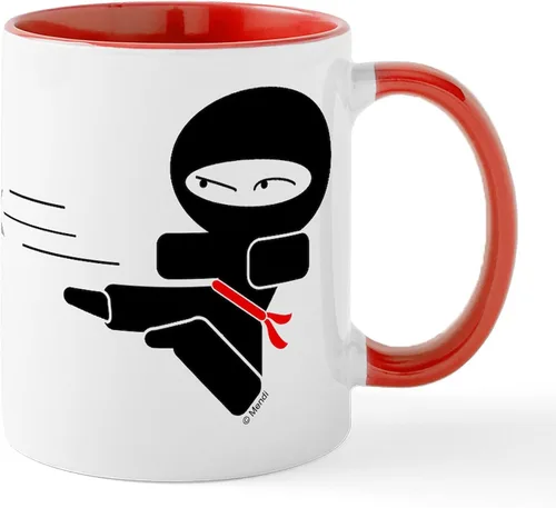 Miniatura 16 de CafePress Ascii - Taza de café de cerámica, taza de té, 11 onzas