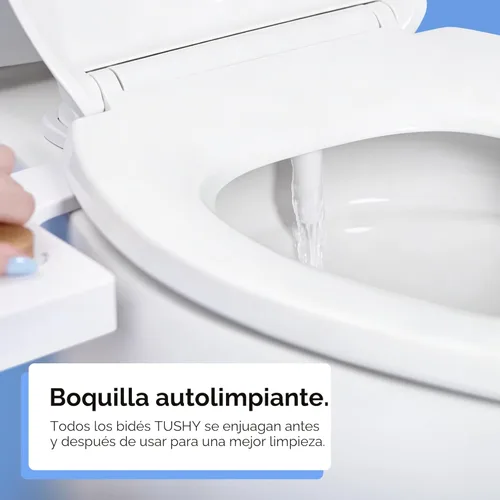 Miniatura 8 de TUSHY Classic 3.0 - Accesorio de bidé para inodoro, pulverizador de agua con autolimpieza no eléctrico, presión de agua ajustable, control de ángulo