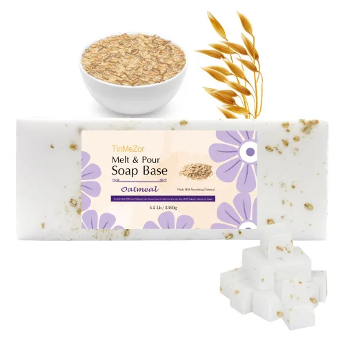 Base de jabón de avena de 5.2 libras, hecha a mano con leche de avena para derretir y verter, para manualidades y elaboración, vegana, fácil de