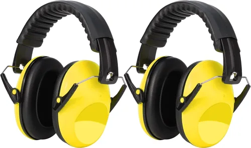 Miniatura 8 de BlueFire Orejeras con cancelación de ruido para niños, paquete de 2 auriculares con bloqueo de sonido sobre la oreja, orejeras plegables de Azul 1