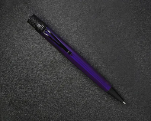 Miniatura 3 de Retro 51 Tornado™ Stealth - Bolígrafo roller morado medianoche