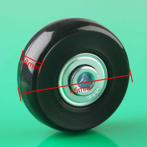 Miniatura 5 de F-BER Kit de reemplazo de ruedas de equipaje para maleta, ruedas OD40-2.520 in, ABEC 608zz, juego de 2