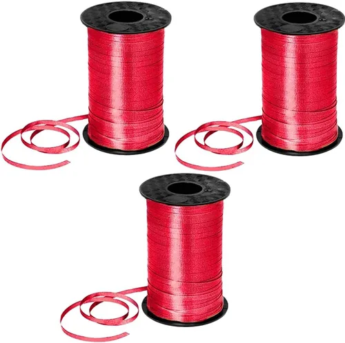 Miniatura 27 de PMU Tira de cinta rizadora negra de 500 yardas x 3/16 pulgadas para envolver regalos, decoración de cumpleaños, celebraciones, fiestas, accesorios