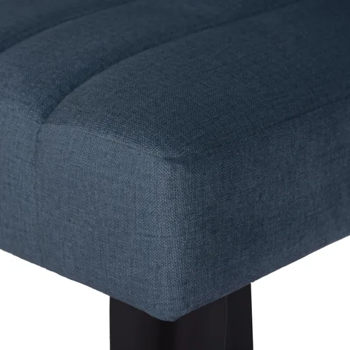 Miniatura 11 de Roundhill Furniture Wendell - Juego de 2 sillas de comedor tapizadas contemporáneas, color azul