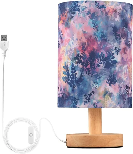 Tinte decorativo lámpara de mesa pasillo luz de noche para vidrio lámpara de mesa para niños habitación retro escritorio simple