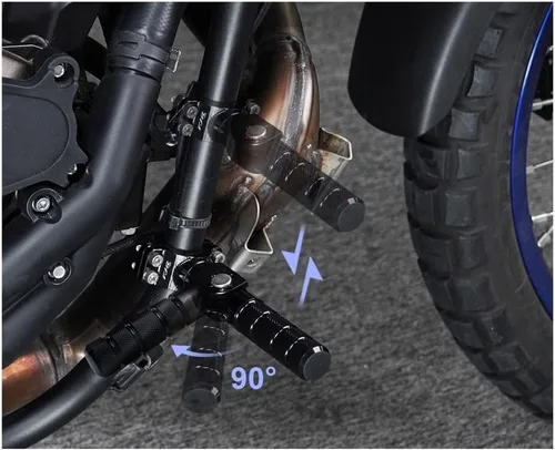 Miniatura 7 de Motorcycle Foot Pegs Rest for FZ 8 1 6 TDM 900 for Tracer 700 MT 09 FJR 1300 Motorcycle Bar Footpegs Crash 22mm 25mm 28mm Accessories