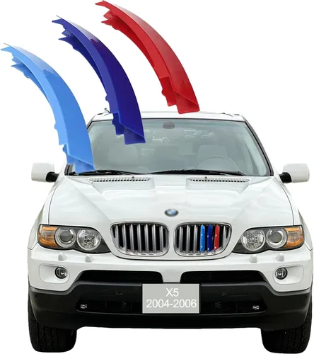 Miniatura 11 de Insertos de parrilla automotriz para BMW X5 F15 2014-2018 y X6 F16 2015-2019 7-Beam, (NO para serie Dual-Beam) Accesorios de parrilla delantera