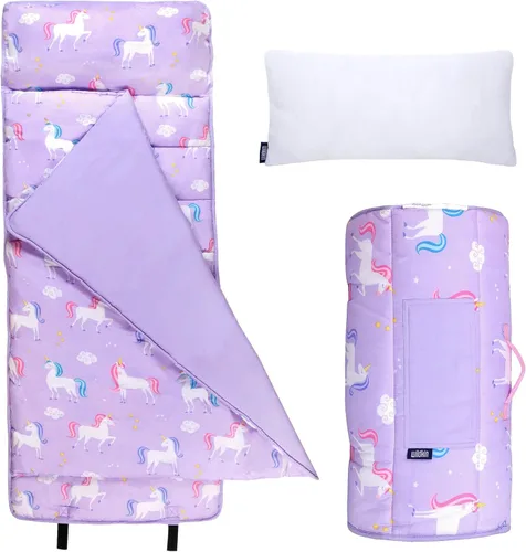 Miniatura 14 de Wildkin Tapete infantil de microfibra para siesta con almohada para niños y niñas, tapete suave y acogedor para guardería, preescolar, jardín