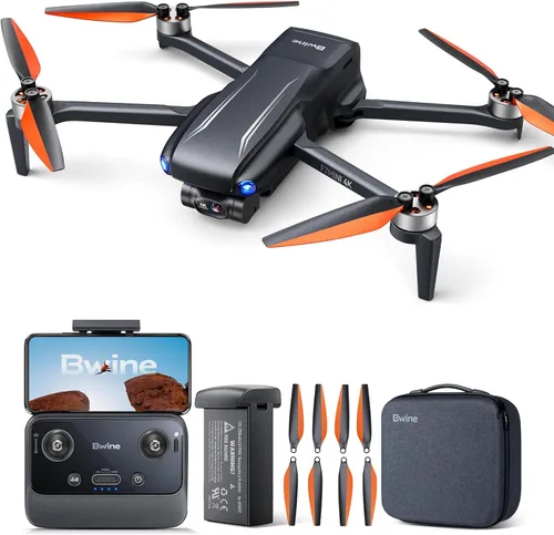 Bwine F7MINI - Drones con cámara para adultos con video 4K y foto 8K, cardán de 3 ejes EIS, 249g exento de FAA, transmisión de más de 6KM, retorno