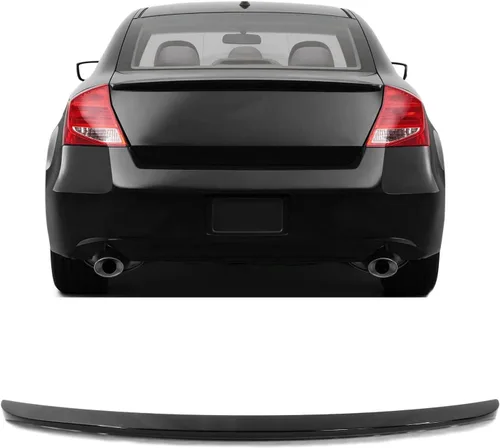 Miniatura 11 de Alerón de maletero prepintado compatible con Honda Accord 2Dr Coupe 2008-2012, estilo de fábrica ABS pintado #B551P Belice Blue Pearl Rear Tail Deck