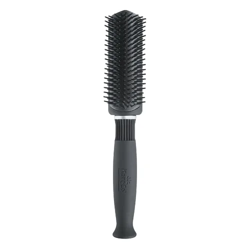 KareCo Cepillo de peinado clásico de 9 filas: cepillo profesional para secar con soplado, desenredar y definición de rizos, pasadores de nailon para