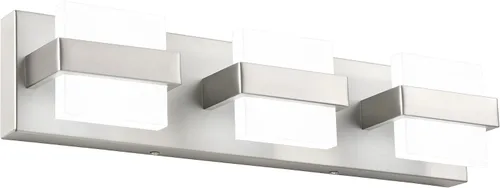 Miniatura 16 de SOLFART Lámpara de baño cromada de 3 luces, luz de tocador sobre el espejo, lámparas LED modernas, 5 colores de temperatura ajustable moderna