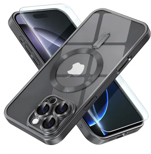 Miniatura 13 de Misea Funda magnética para iPhone 14 compatible con MagSafe [nunca amarillenta] [protección contra caídas de grado militar] protector completo