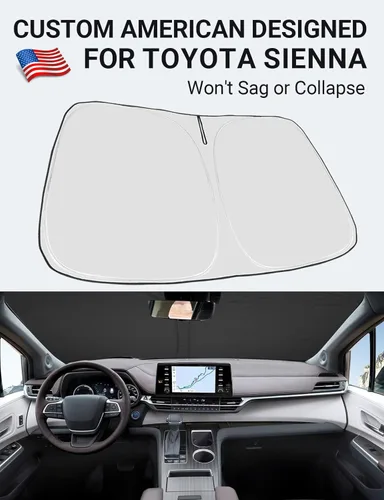 Miniatura 241 de Proadsy Parasol plegable para parabrisas delantero 2026, ajuste personalizado, accesorios para CRV SUV LX EX EX-L EX-L Navi Touring 2017-2022