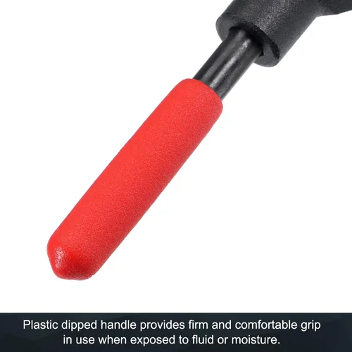 Miniatura 4 de uxcell Mango de llave de grifo ajustable para grifos métricos M1-M1-M10 de 1/16"-3/8" (UNC/UNF), soporte de rosca, herramienta de roscado manual