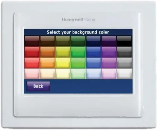 Miniatura 7 de Honeywell Home RTH9600WF Termostato de color inteligente Energy Star Wi-Fi Pantalla táctil programable Alex Ready + THP2400A1027 Conjunto de placa