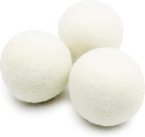 (WB0003-3 Pk - Bolas secadoras de lana, de primera calidad, XL, orgánicas, ecológicas, sin perfume, no tóxicas, de fieltro, suavizante, de tela,