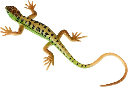 Toddmomy Modelo de lagarto de simulación – Juguete realista de lagarto de plástico de cuatro patas para niños, juguete educativo de reconocimiento