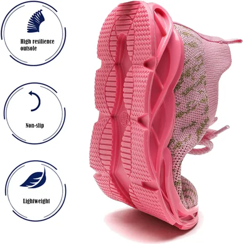 Miniatura 2 de DADAWEN Tenis deportivos para niños y niñas, ligeros, transpirables, para correr, para niños pequeños, niños grandes