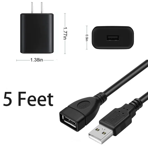 Miniatura 2 de Adaptador de cargador USB para JLab Go Ai Pop/Sport, JLab Epic Air Sport ANC, JLab JBuds Air/Sport/Ejecutive/Pro/Play Gaming/ANC Auriculares
