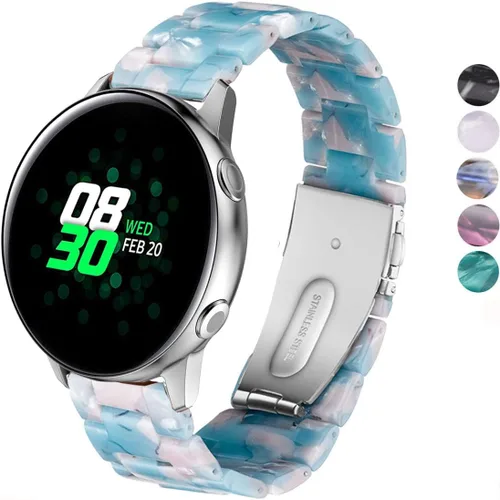 Miniatura 40 de Correa compatible con Samsung Galaxy Watch 6/6 Classic/Galaxy Watch 5/5 Pro / 4/4 Classic / 3 de 1.61 pulgadas / Active 2, correa de repuesto
