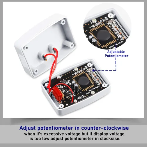 Miniatura 6 de Monitor de prueba de voltaje, enchufe plano de EE. UU., CA 80-300 V, LCD, voltímetro digital, voltímetro de potencia, medidor de prueba de voltaje