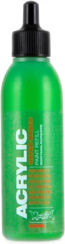 Miniatura 15 de Montana - Recambios de tinta de marcador acrílico, botella de 6.1 fl oz, luz verde choque (045461)