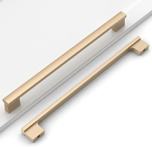 Miniatura 32 de Paquete de 12 tiradores para gabinete de 4 pulgadas (102mm) de níquel satinado cepillado, accesorios para gabinetes de cocina, cajones, cómodas