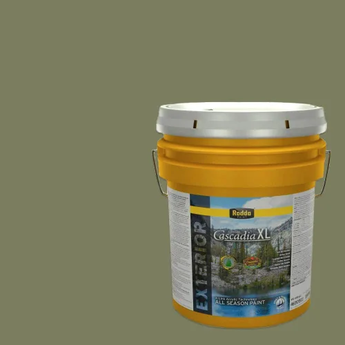 Miniatura 58 de Rodda Paint CASCADIA XL - Pintura satinada exterior e imprimación en uno, 1 galón, hoja de aloe