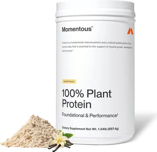 Miniatura 13 de Momentous - Proteína vegana en polvo - 20 g de proteína a base de plantas - Certificada NSF para el deporte - Sin gluten - Sin transgénicos - 22