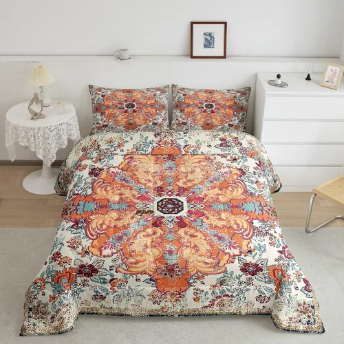 Miniatura 19 de Juego de edredón de pollo tamaño individual, juego de ropa de cama de conejo azul y rosa, caricatura Kawaii de animales salvajes, edredón amarillo