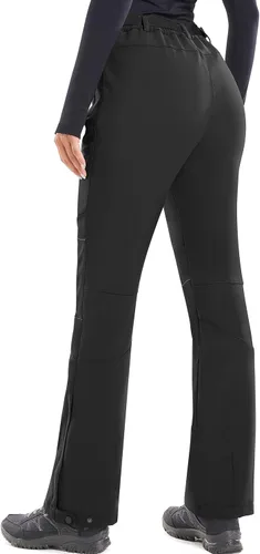 Miniatura 2 de Heathyoga Pantalones de nieve impermeables para mujer, pantalones de snowboard para mujer, pantalones de senderismo para mujer, pantalones cargo