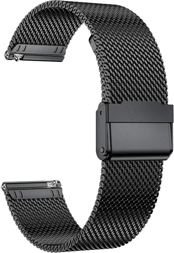 Miniatura 2 de Correa de reloj para Galaxy Watch de 1.81 pulgadas/Galaxy Watch 3 de 1.77 pulgadas, Gear S3 Frontier/Classic Band, correa de reloj de malla de acero