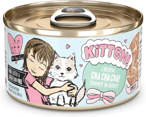 Miniatura 21 de Weruva Fórmula de gatito, pollo y atún en salsa, lata de 3 onzas (paquete de 12)