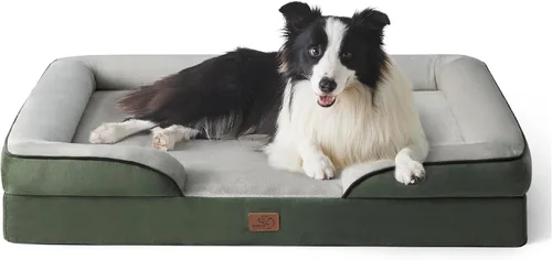 Miniatura 62 de Bedsure Cama ortopédica XL para perros extragrandes, cama lavable para perros y gatos, impermeable, cómodo sofá para perros con funda extraíble