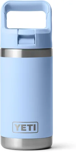 Miniatura 40 de YETI Rambler Jr. - Botella de 12 onzas para niños, con tapa con pajilla Rojo rescate