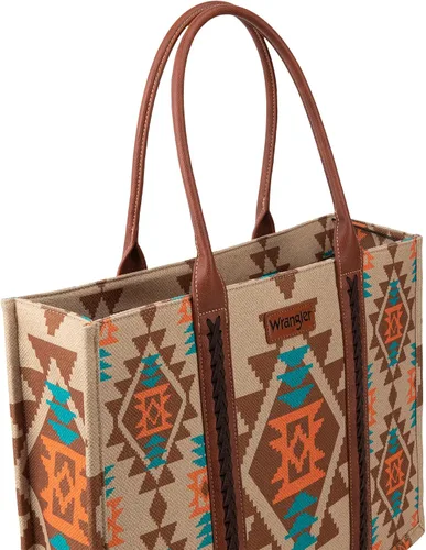 Miniatura 3 de Wrangler - Cartera para tarjetas de crédito para mujer, estilo bohemio, azteca, con bolsillo con cremallera